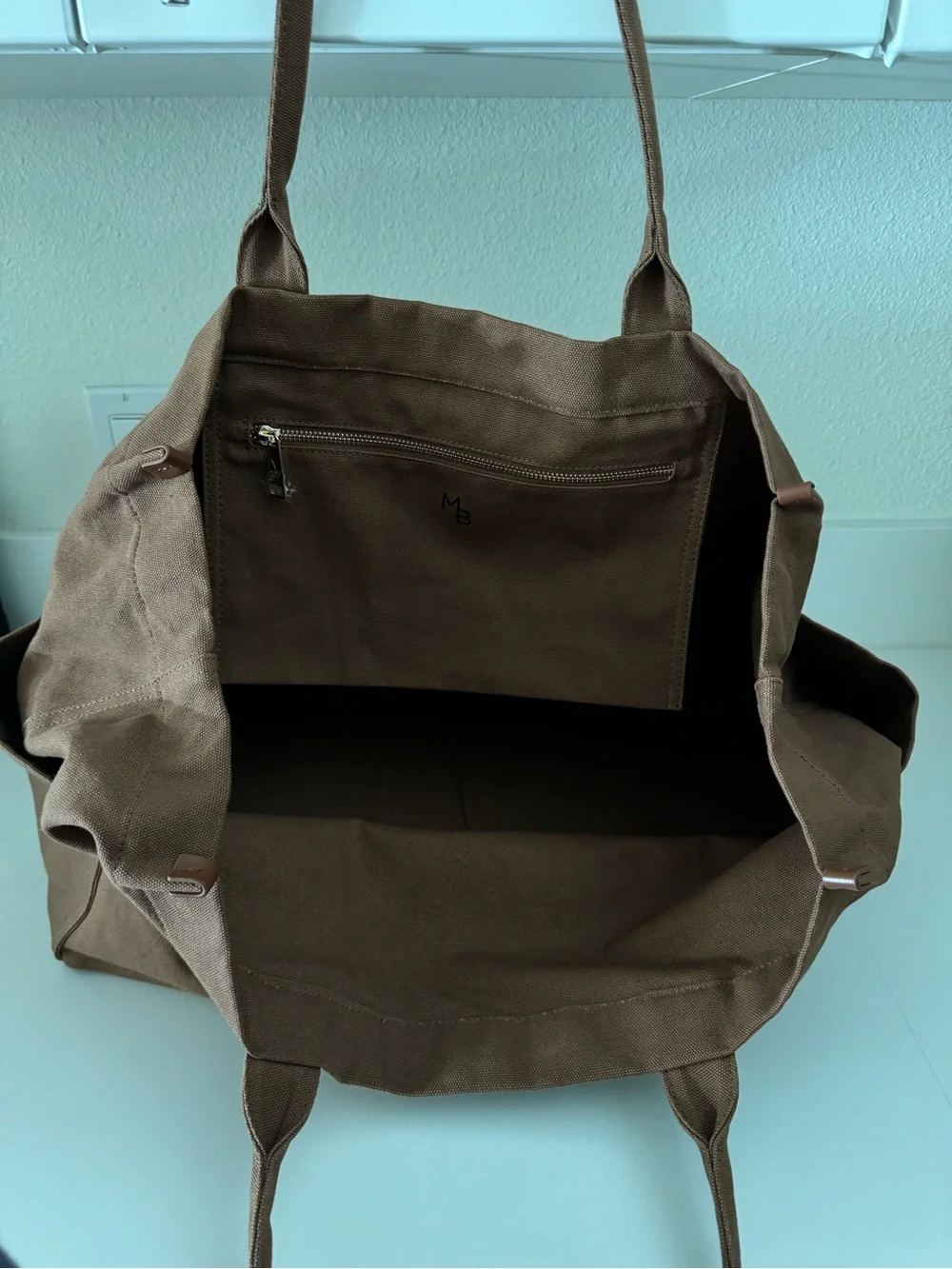 Mina Baie-Jude Full Canvas Tote Bag